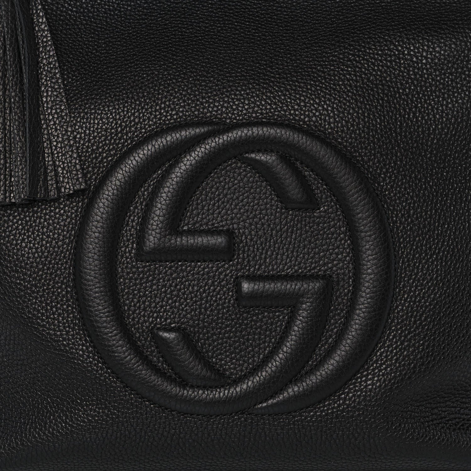 Gucci Pebbled Calfskin Large Soho Hobo Black 11 of 11