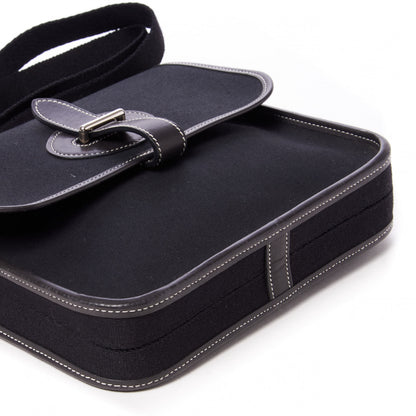 Hermes Toile Officier Mini Buenaventura Messenger Black 6 of 8
