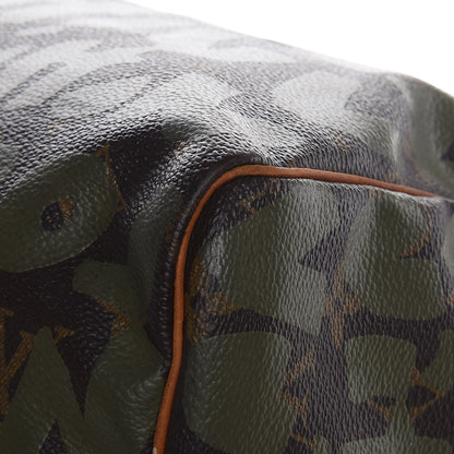 Louis Vuitton Monogram Graffiti Speedy 30 Kaki 15 of 17