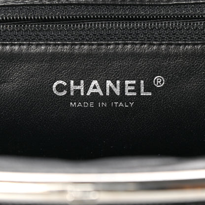 Chanel Lambskin Perforated Timeless Clutch Black 6 of 10