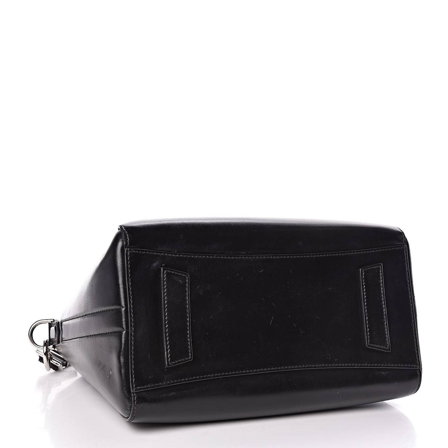 Shiny Lord Calfskin Small Antigona Black