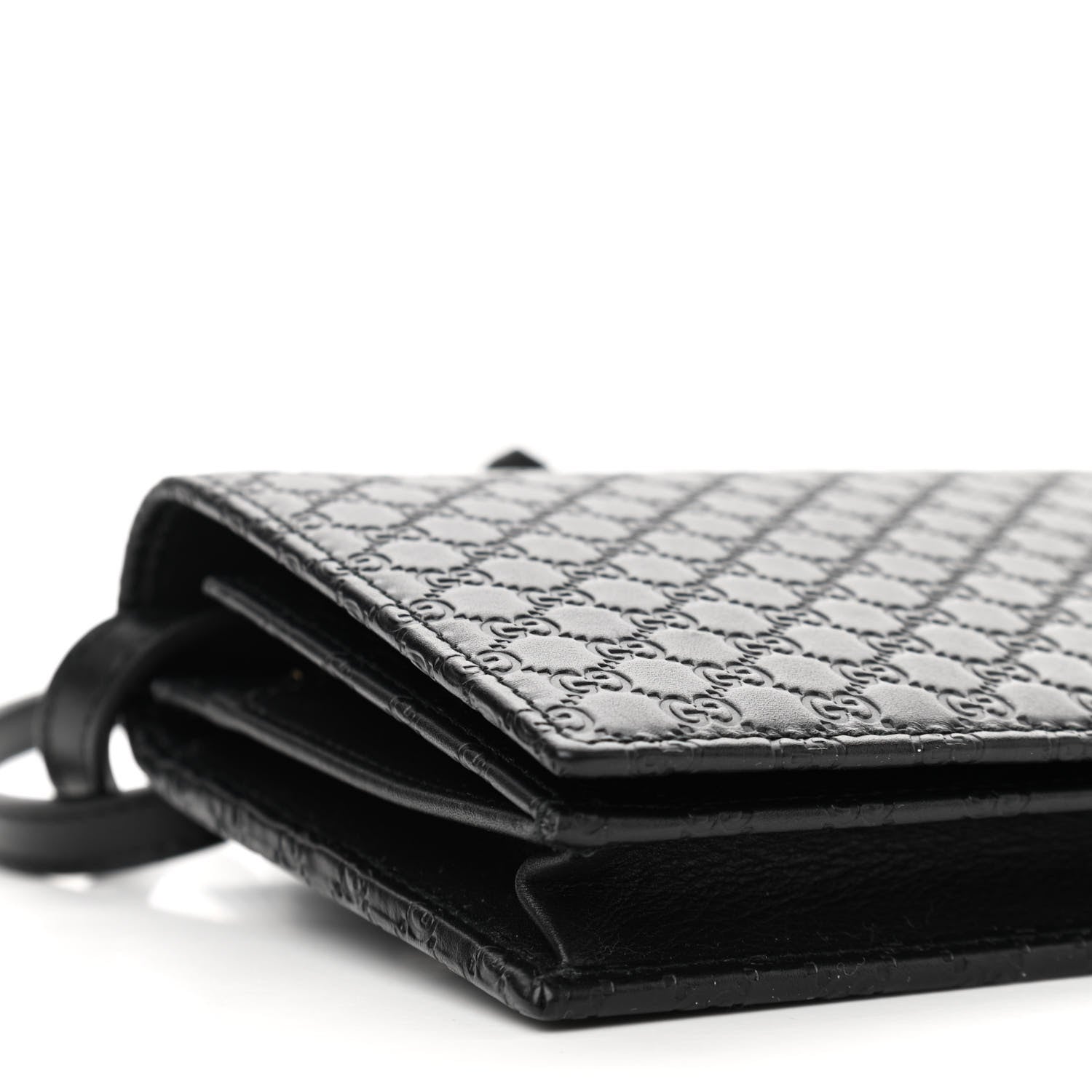 Gucci Microguccissima Crossbody Wallet Black 7 of 9