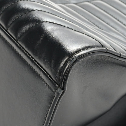 Prada Soft Calfskin Impunture Diagramme Tote Black 10 of 10