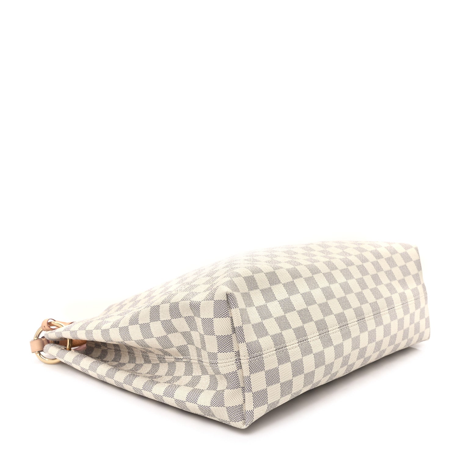 Louis Vuitton Damier Azur Graceful MM Rose Ballerine 4 of 11