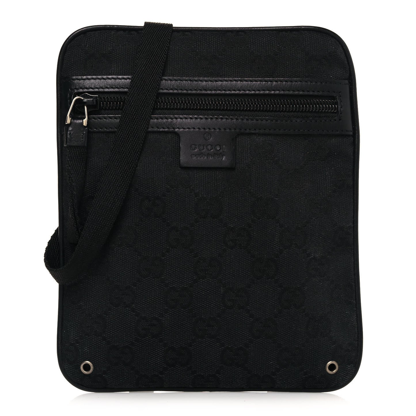Monogram Small Messenger Black