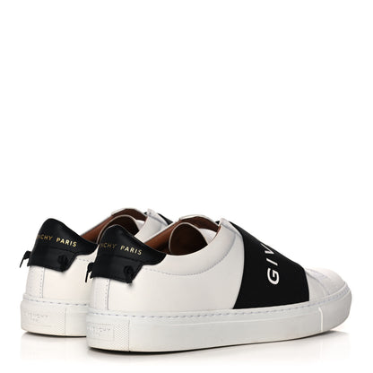 Givenchy Calfskin Band Logo Womens Urban Street Sneakers 36 White Black 4 of 10