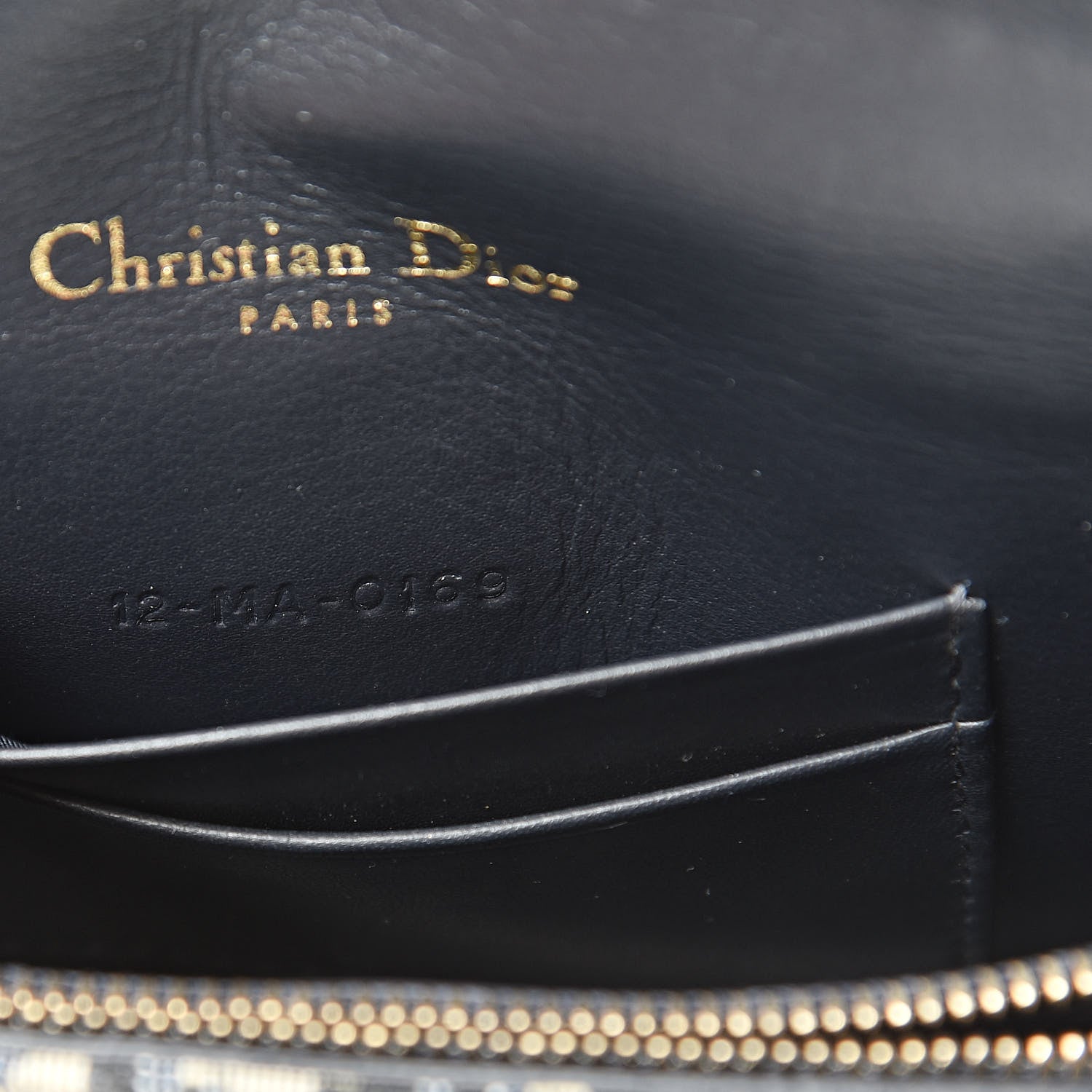 Christian Dior Oblique Saddle Belt Bag Blue 8 of 13