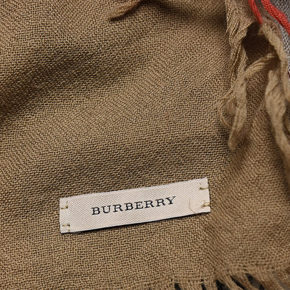 Burberry Merino Wool House Check Scarf Brown 3 of 3
