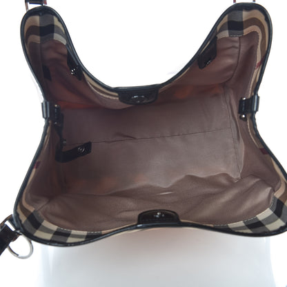 Burberry Nova Check Small Canterbury Tote Black 8 of 10