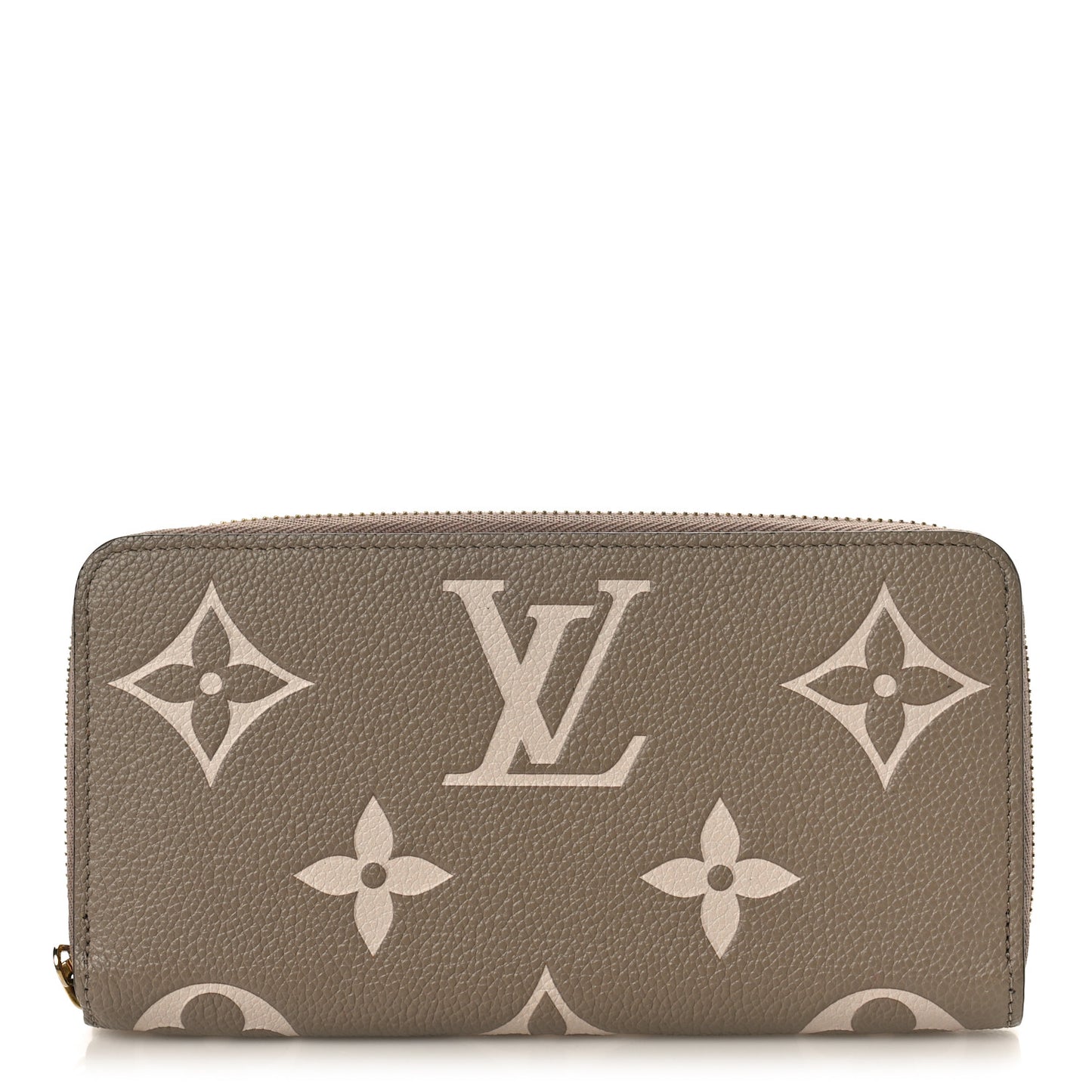 Empreinte Monogram Giant Zippy Wallet Tourterelle Creme