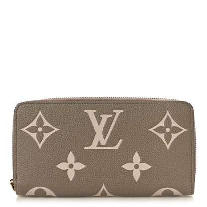 Louis Vuitton Empreinte Monogram Giant Zippy Wallet Tourterelle Creme 1 of 8