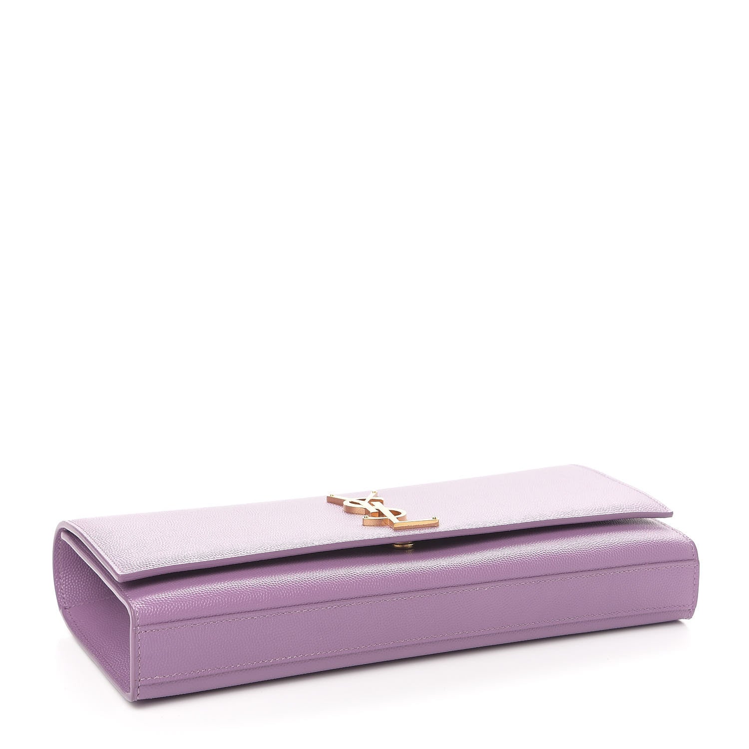 Saint Laurent Grain De Poudre Classic Kate Clutch Purple 4 of 8