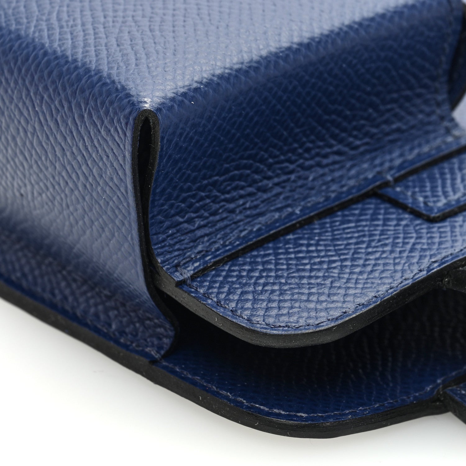 Hermes Epsom Hermesway Phone Case Bleu Saphir Bleu France Black 10 of 11