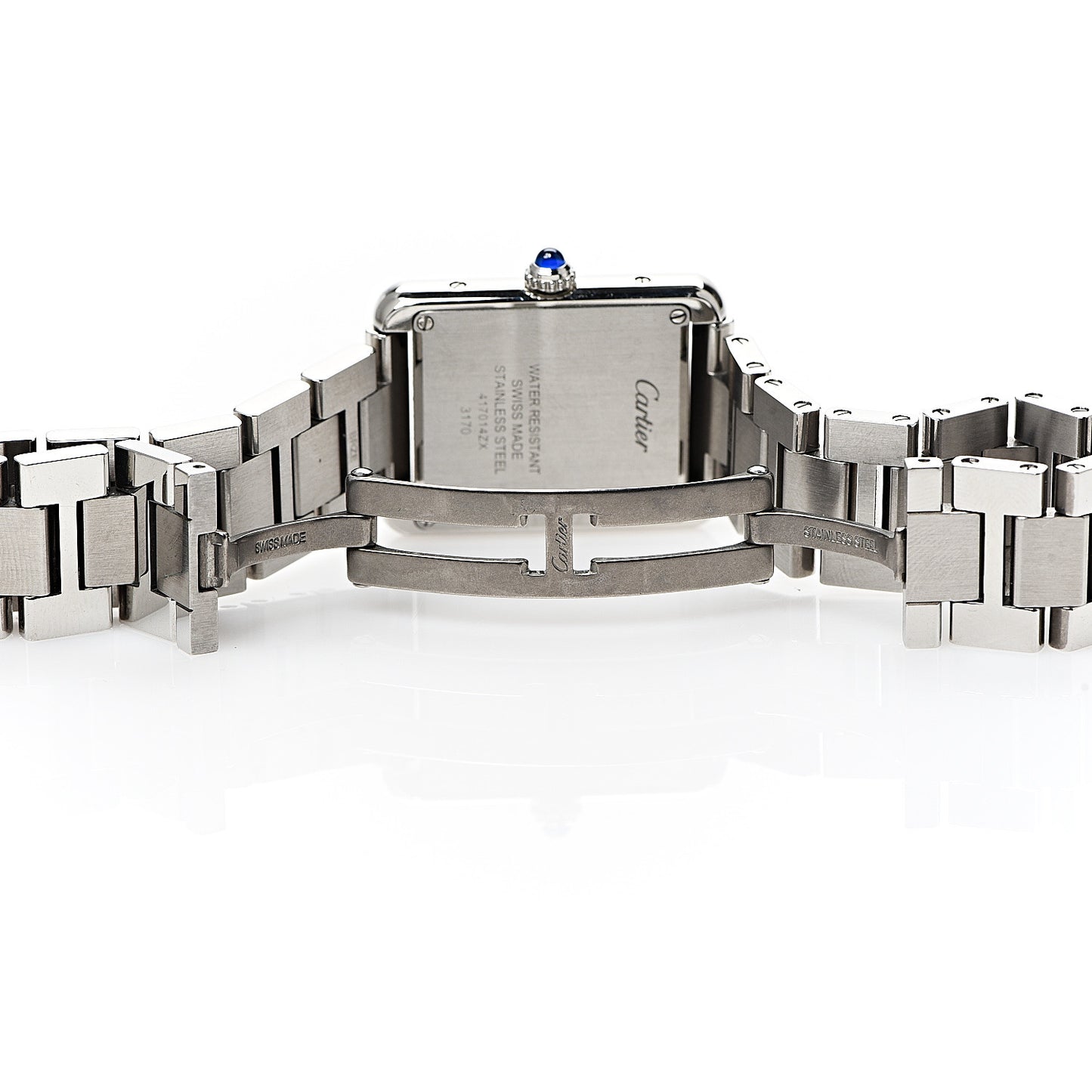 Stainless Steel 24mm Tank Solo Quartz Watch
