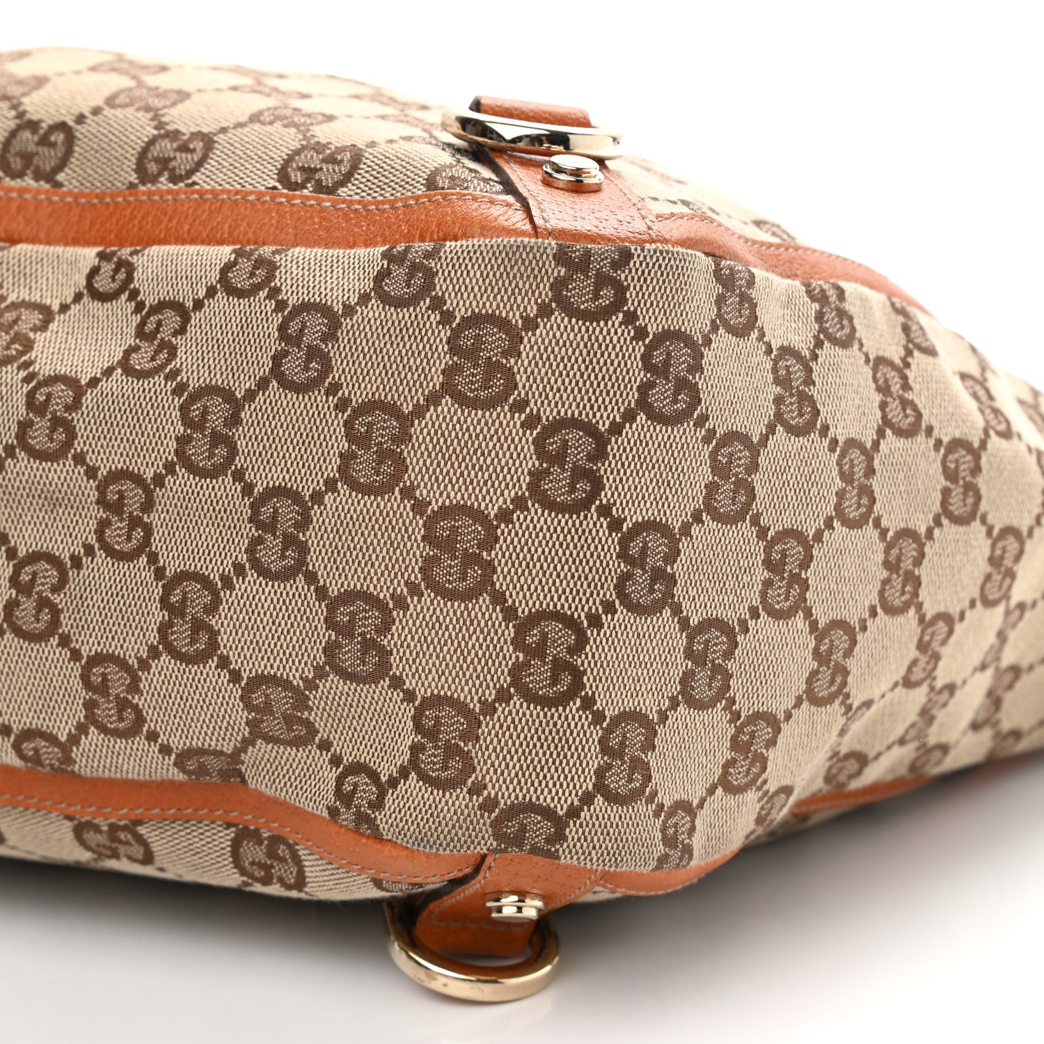 Gucci Monogram Small Abbey Tote Brown 10 of 14