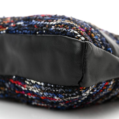 Chanel Tweed Lambskin Small Girl Bag Multicolor Black 10 of 10