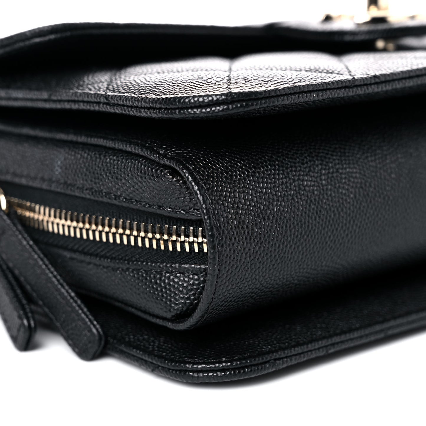 Caviar Quilted Large Like A Wallet Flap Black