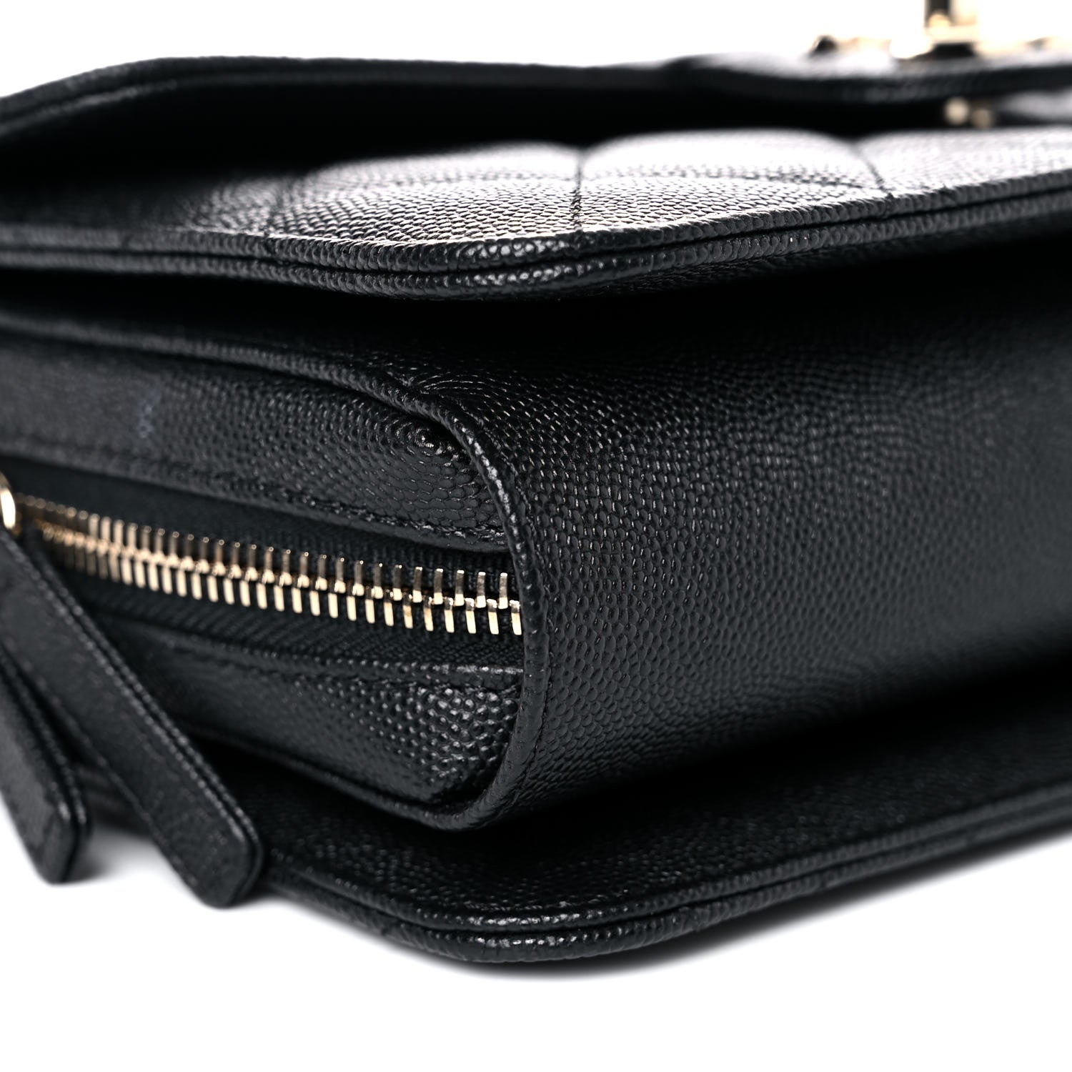 Chanel Caviar Quilted Large Like A Wallet Flap Black 5 of 11