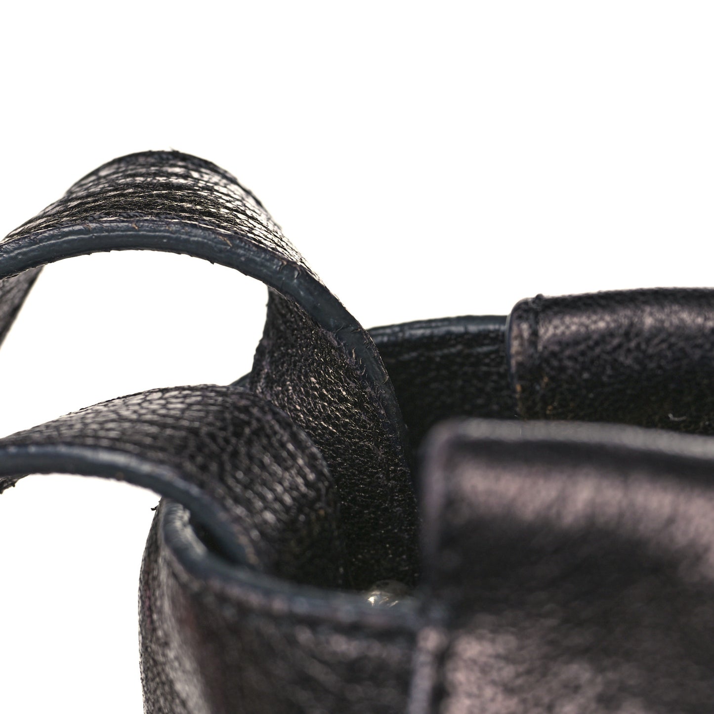 Leather Saskia Satchel Black