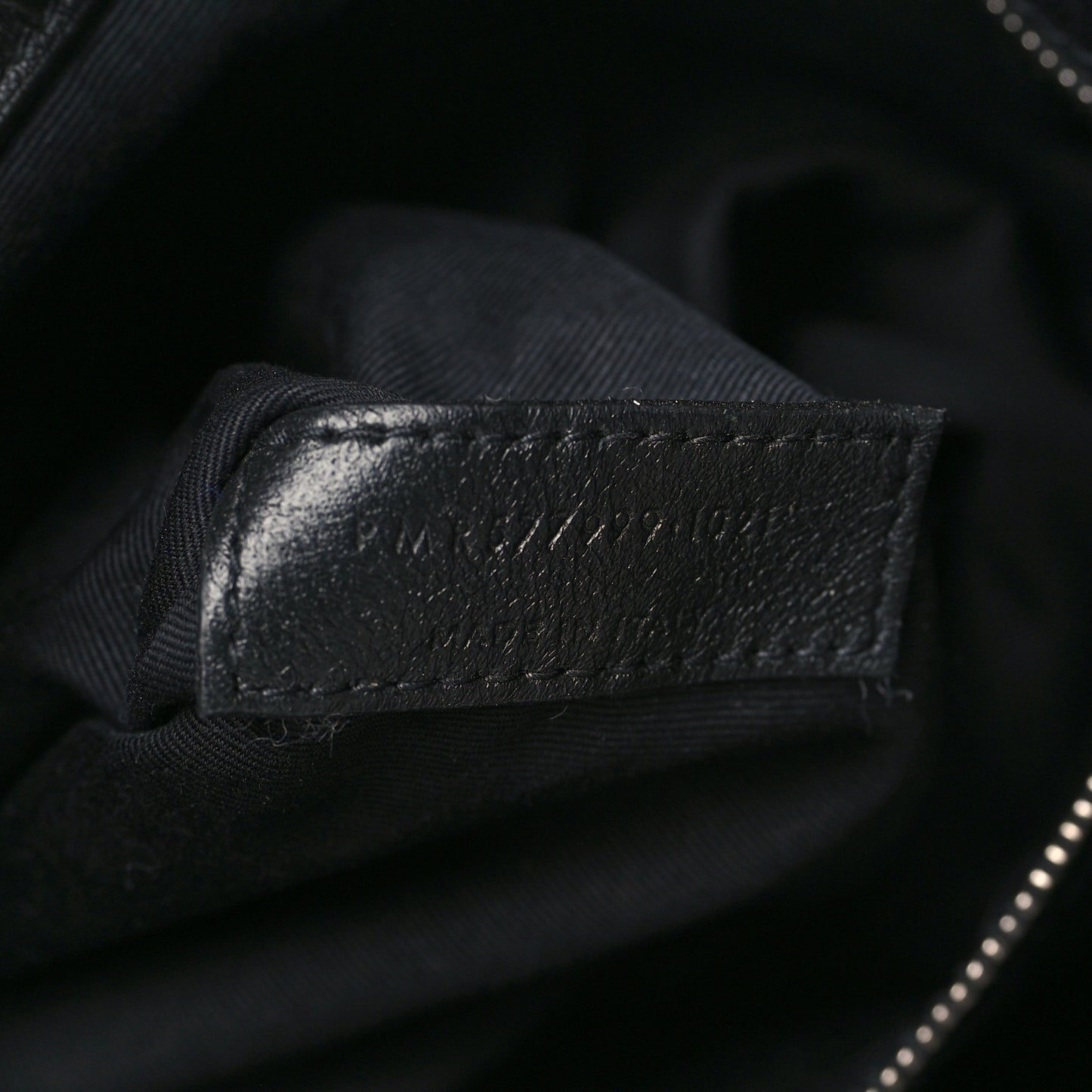 Crinkled Calfskin Matelasse Monogram Medium Niki Shopper Tote Black