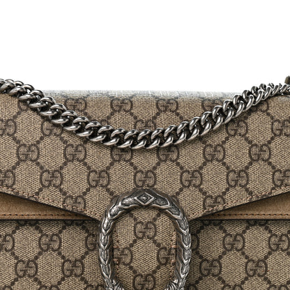 Gucci GG Supreme Monogram Small Dionysus Shoulder Bag Taupe 8 of 12