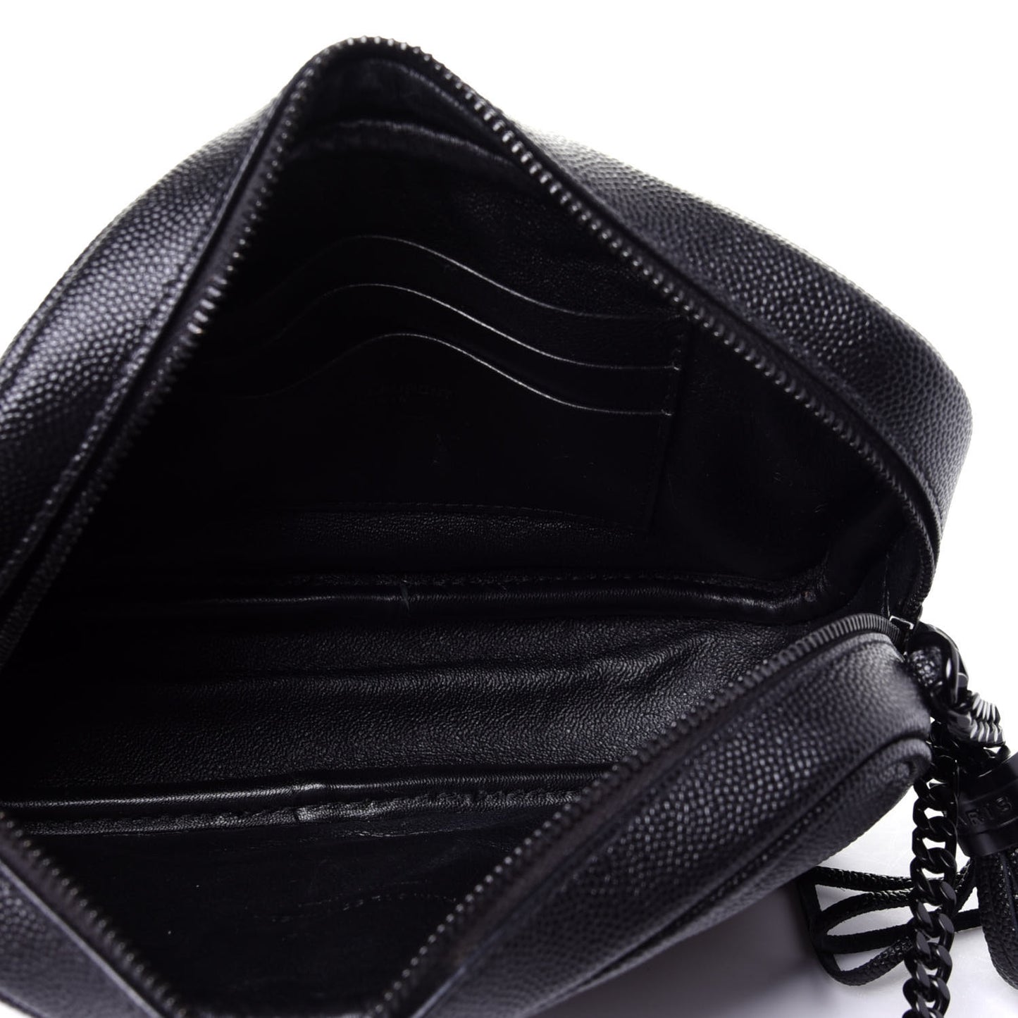 Grain De Poudre Matelasse Monogram Mini Lou Camera Bag Black