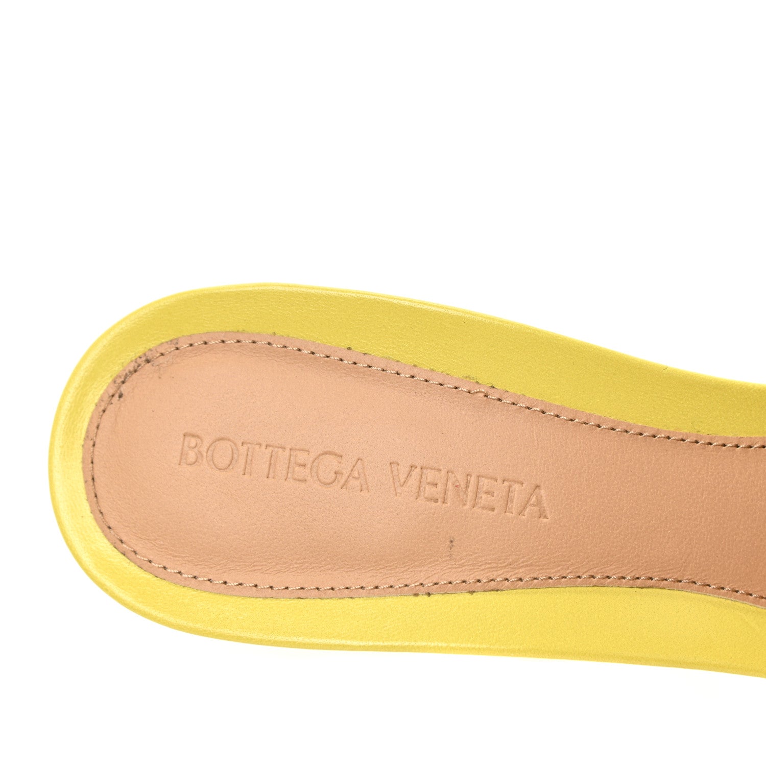 Bottega Veneta Lambskin Stretch Mule Sandals 39.5 Pear 11 of 12