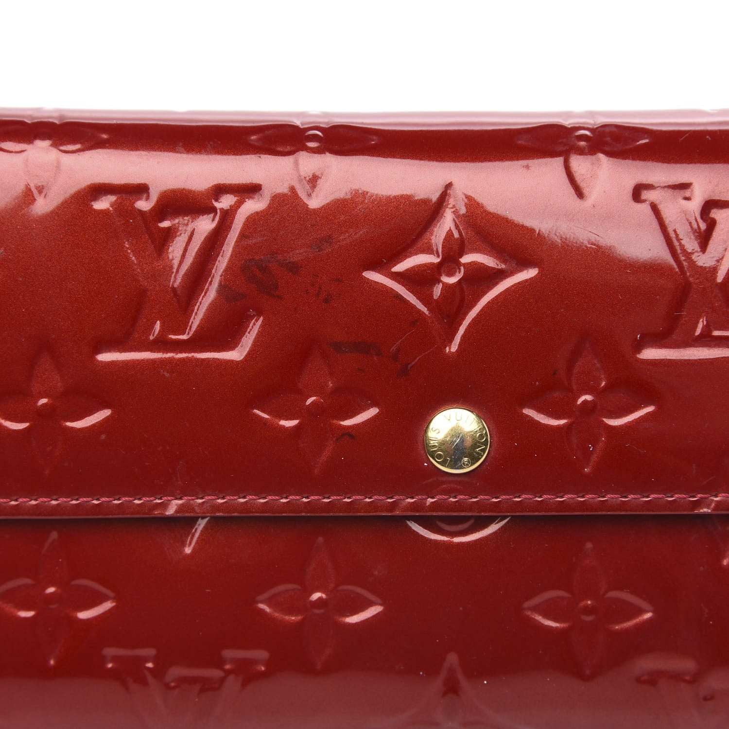 Louis Vuitton Vernis Sarah Wallet Pomme D'Amour 7 of 12