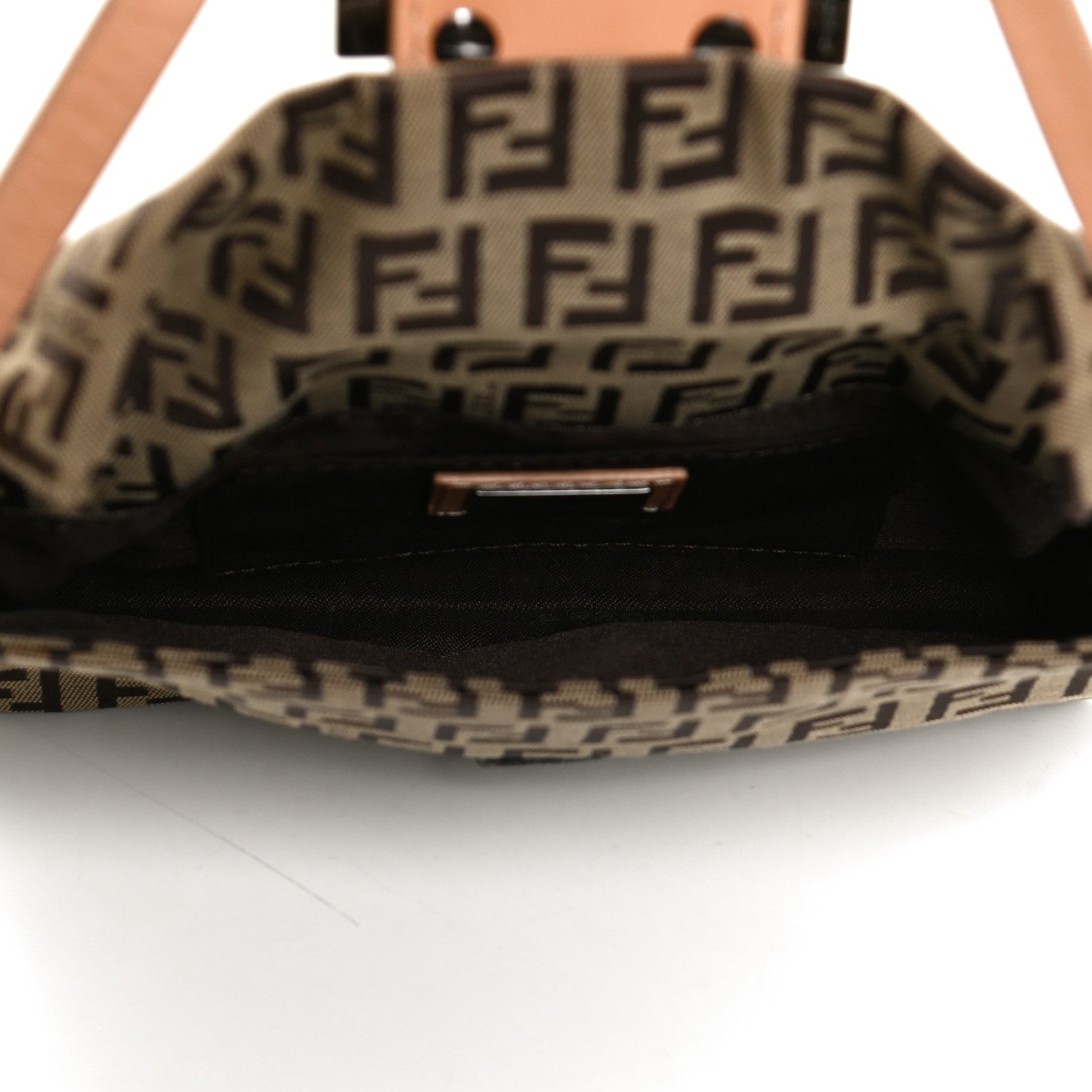 Fendi Zucchino Mini Baguette Brown 5 of 9