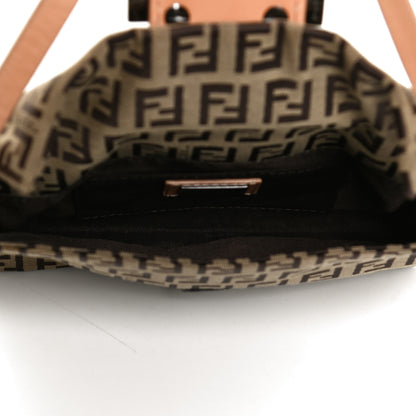 Fendi Zucchino Mini Baguette Brown 5 of 9