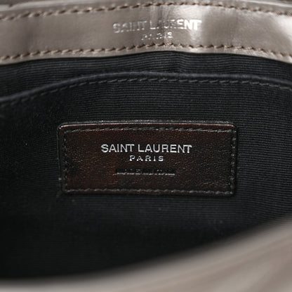 Saint Laurent Calfskin Y Quilted Monogram Loulou Flap Bag Earth 6 of 13