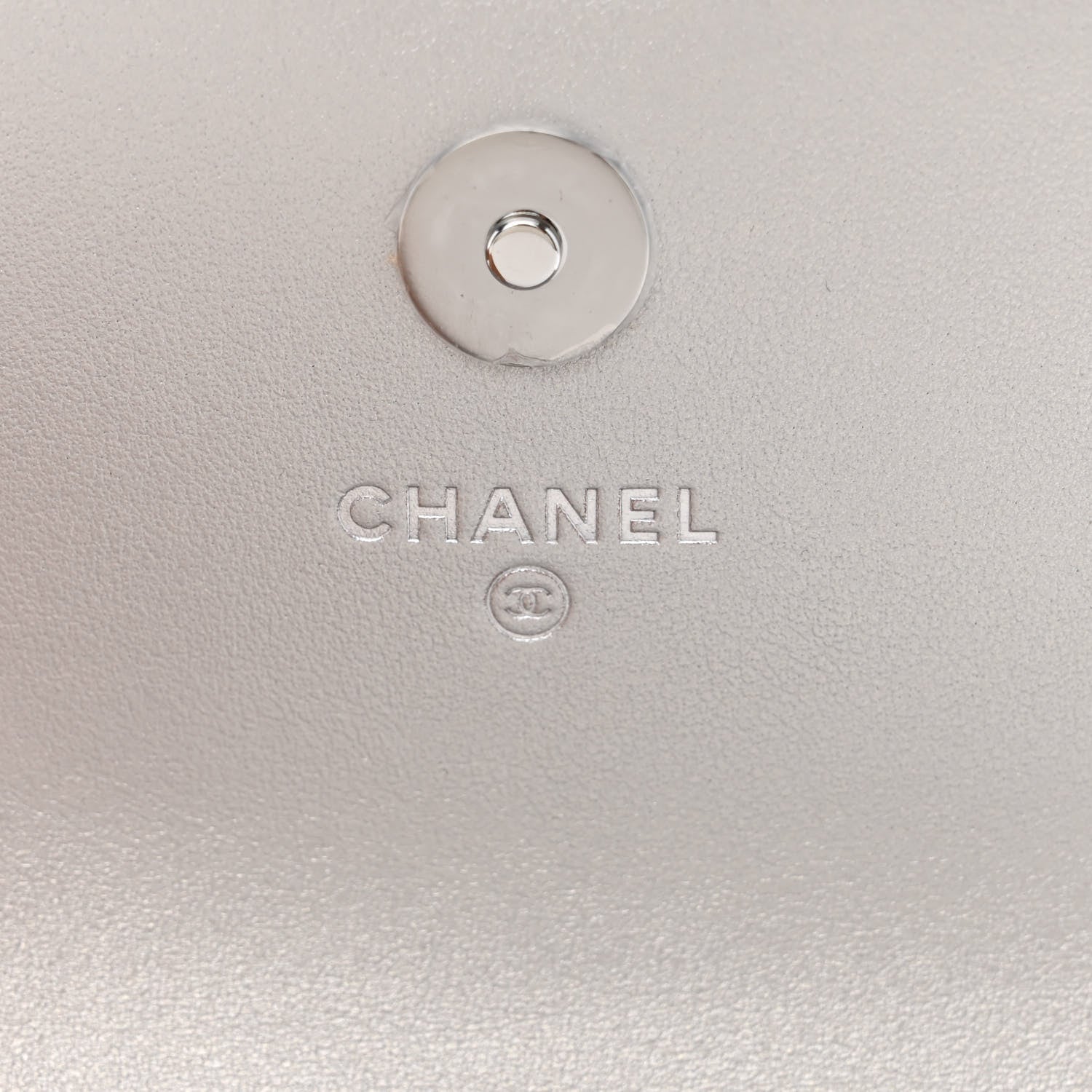 Chanel Metallic Goatskin Quilted Star Flap Waist Belt Bag Silver 6 of 13
