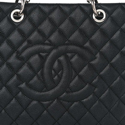 Chanel Caviar Quilted Grand Shopping Tote GST Black 8 of 11