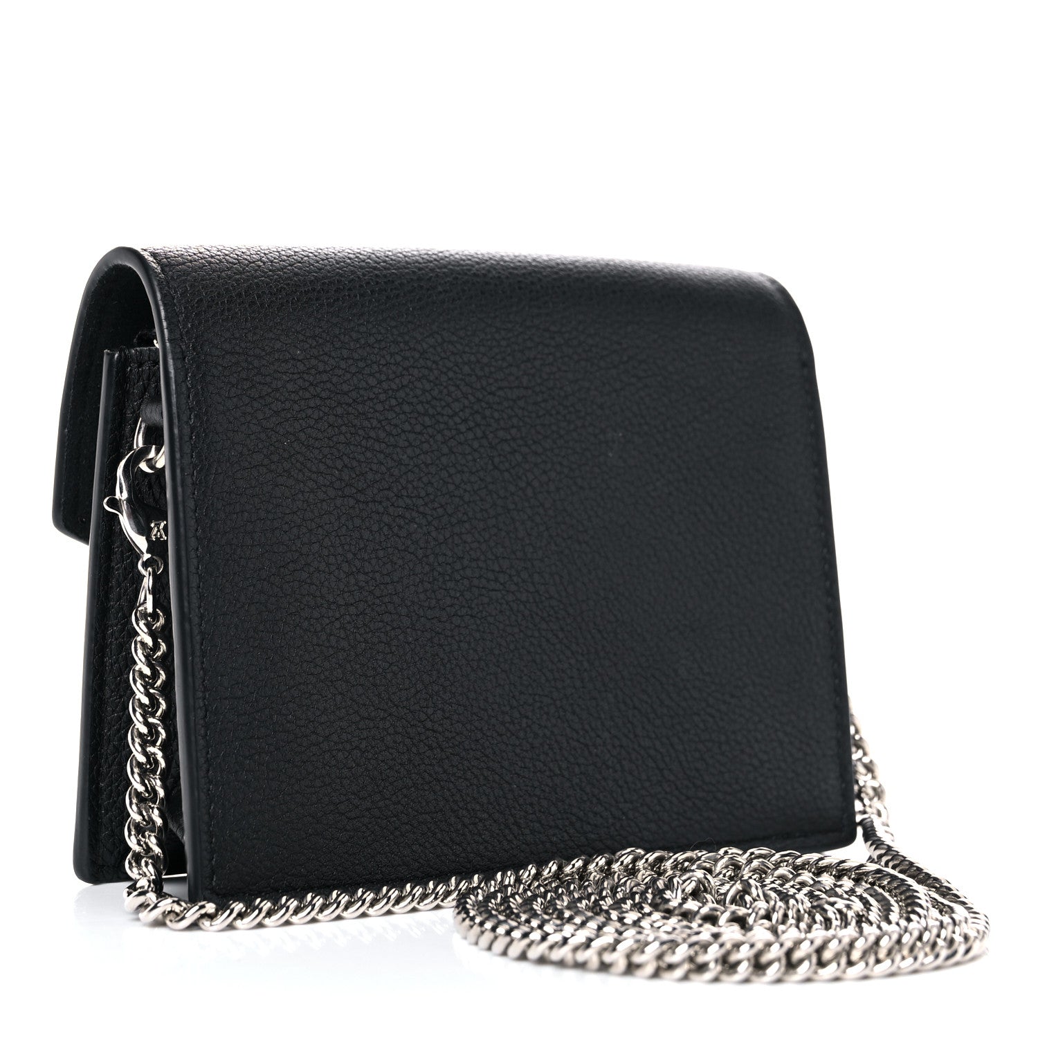 Louis Vuitton Soft Calfskin Mini My Lockme Chain Pochette Black 3 of 11