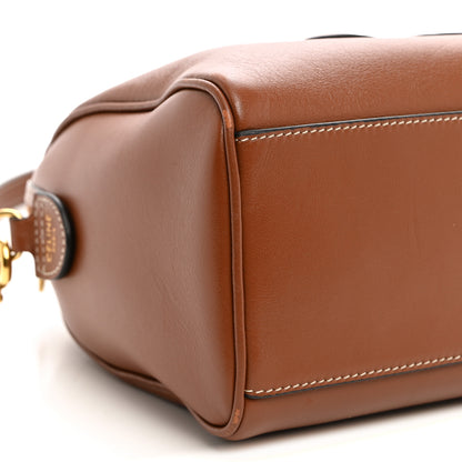 Celine Smooth Calfskin Triomphe Small Boston Bag Tan 9 of 10