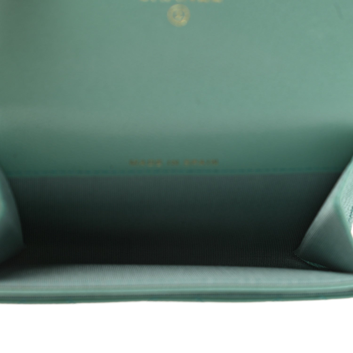 Chanel Caviar Pearl Quilted Coco Candy Flap Card Holder Blue 4 of 7