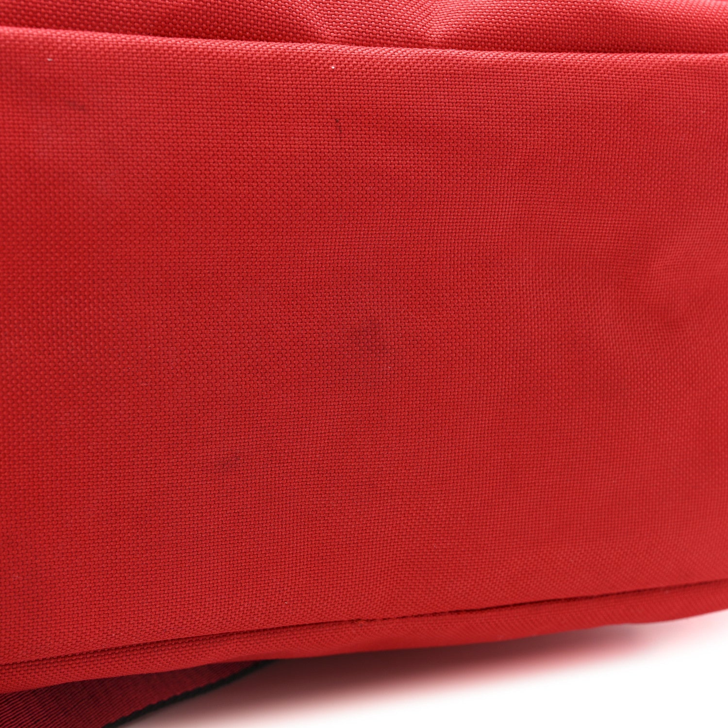 Off-White Canvas Quote Backpack Red White 15 of 15