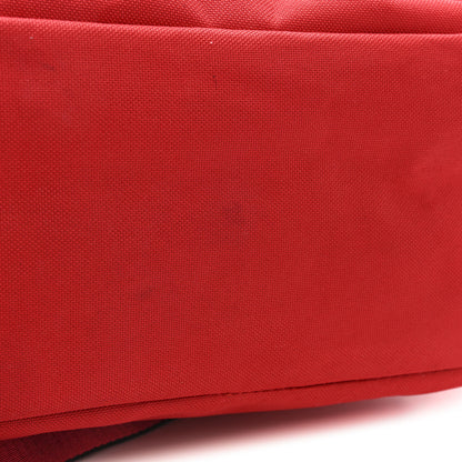Off-White Canvas Quote Backpack Red White 15 of 15