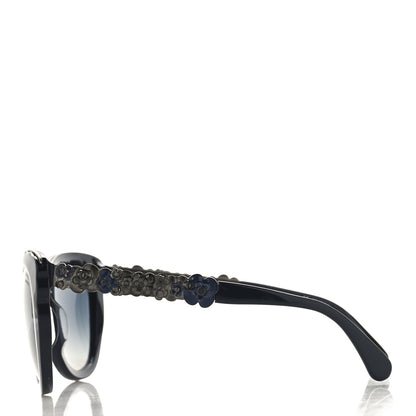 Chanel CC Butterfly Fall Sunglasses 5356 Dark Blue 3 of 7