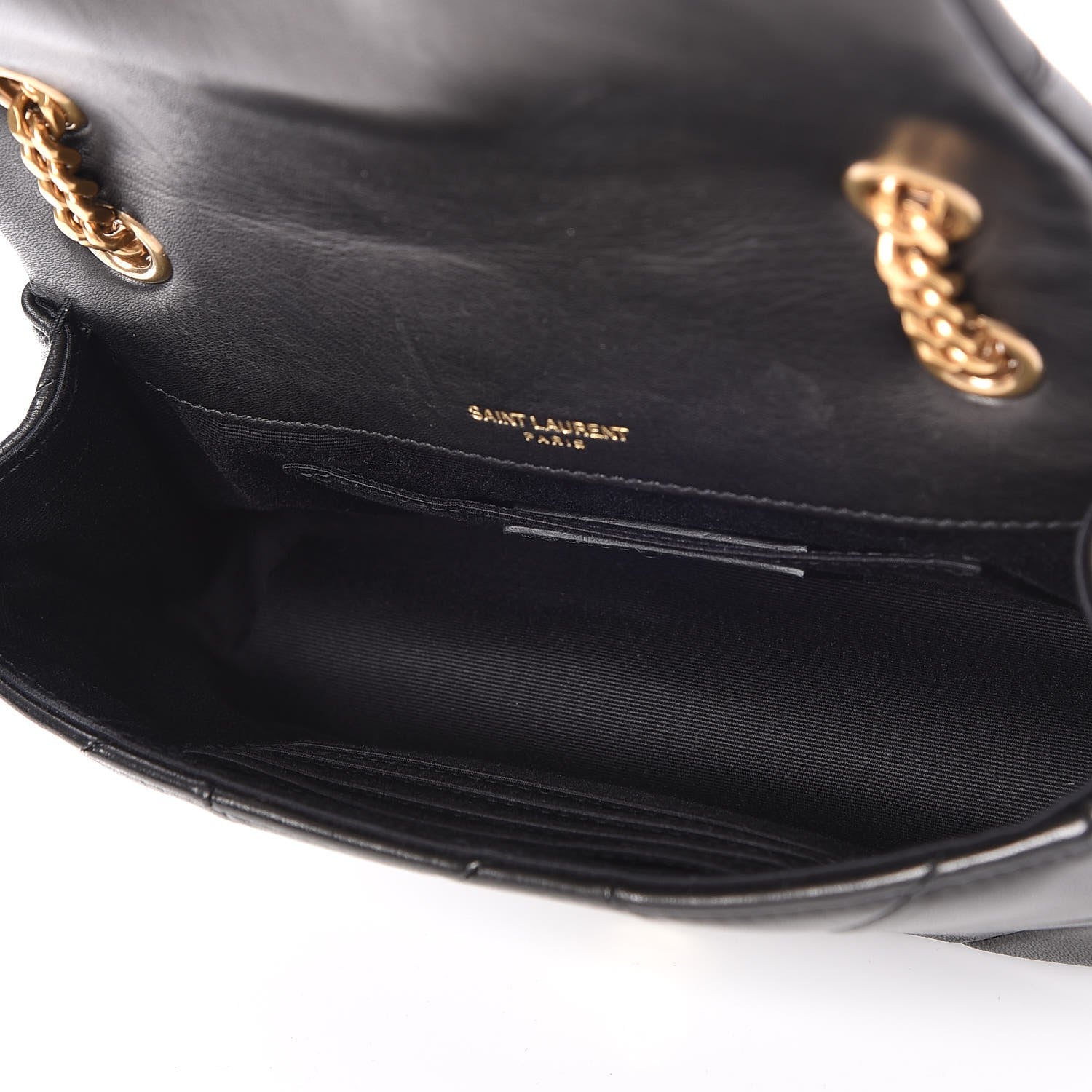 Saint Laurent Lambskin Patchwork Monogram Small Jamie Black 8 of 9