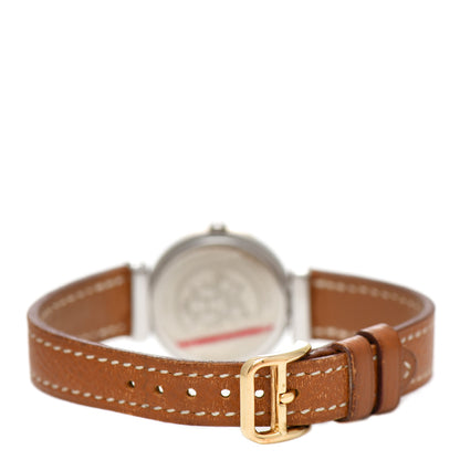 Hermes Stainless Steel Epsom 24mm Clipper Quartz Watch Gold 3 of 4