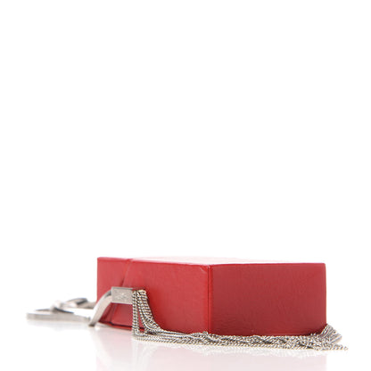 Saint Laurent Lambskin Smoking Box Crossbody Rouge Eros 4 of 10