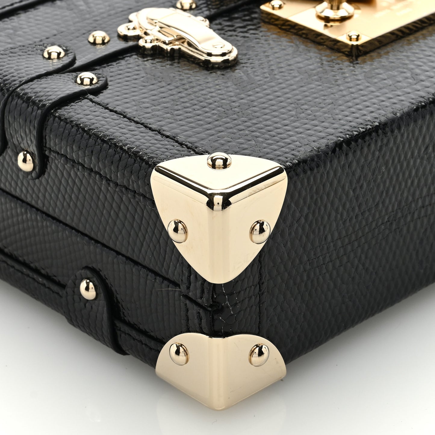 Lizard Petite Malle Black