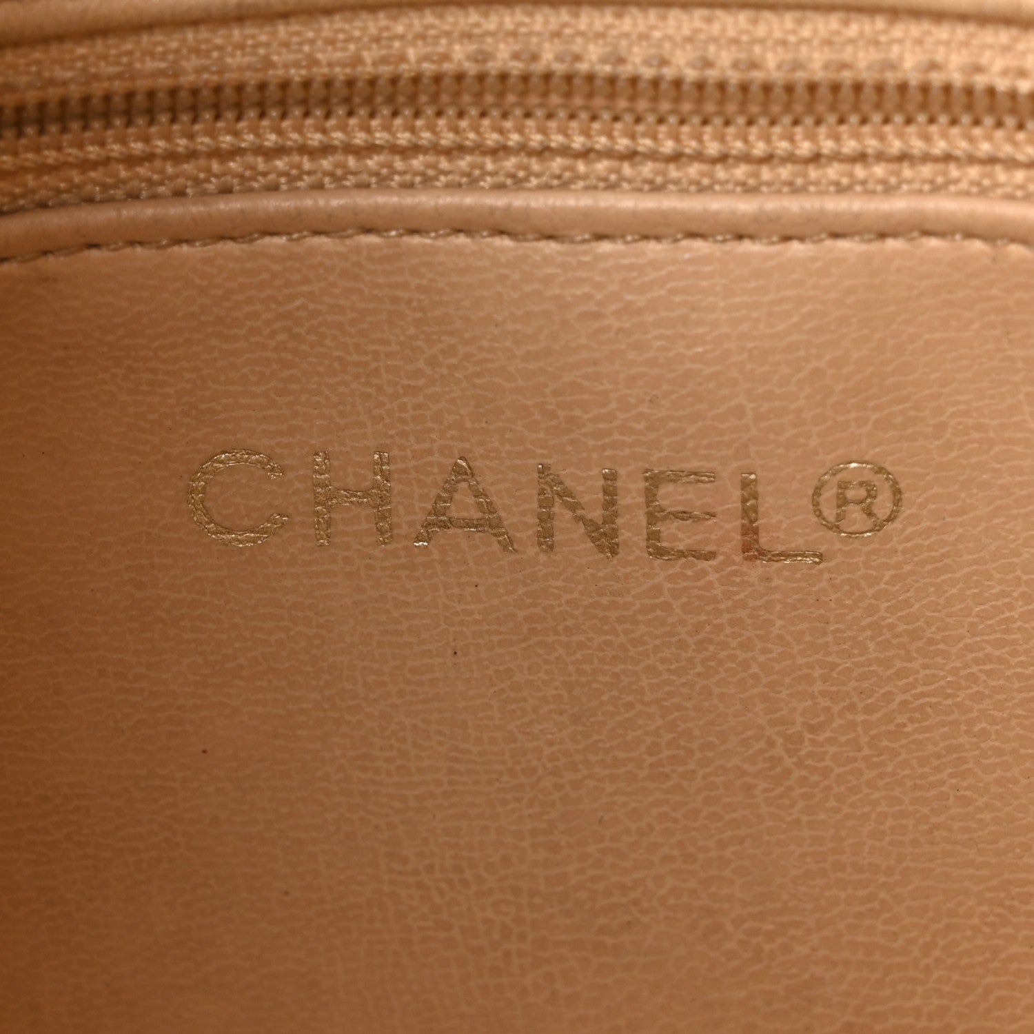 Chanel Lambskin Quilted Shopping Tote Beige 6 of 11