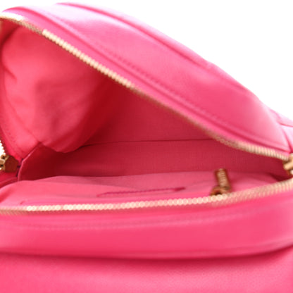 Chanel Shiny Caviar Quilted Chain Melody Backpack  Pink 4 of 10