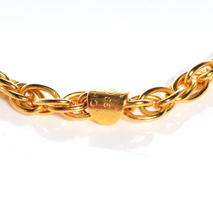 Chanel CC Chain Pendant Necklace Gold 6 of 7