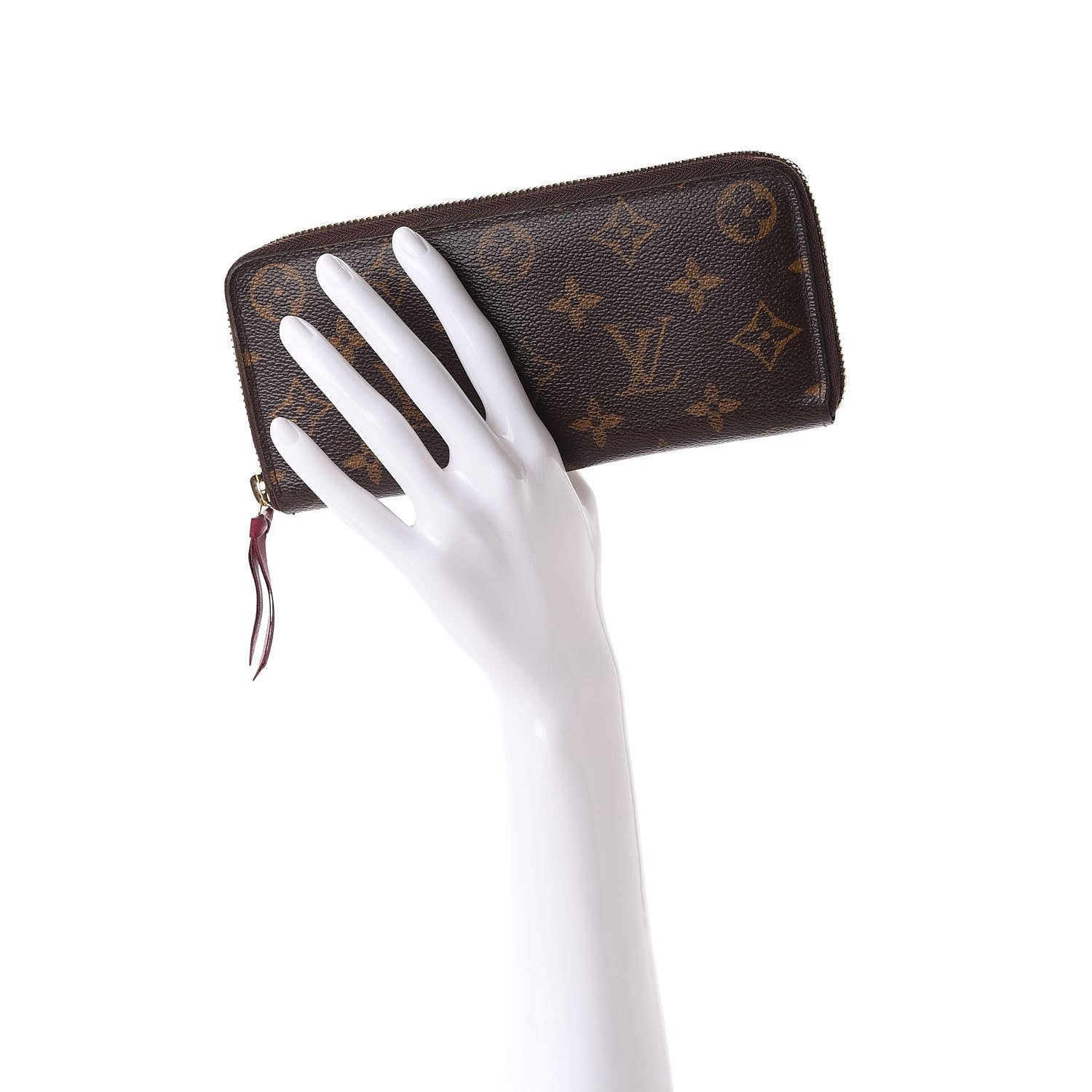 Louis Vuitton Monogram Clemence Wallet Fuchsia 2 of 11