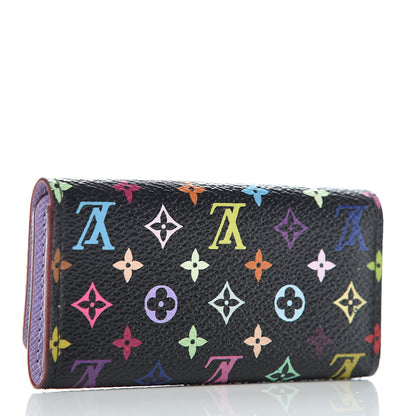Louis Vuitton Monogram Multicolor Multicles 4 Key Holder Black Violet 3 of 12