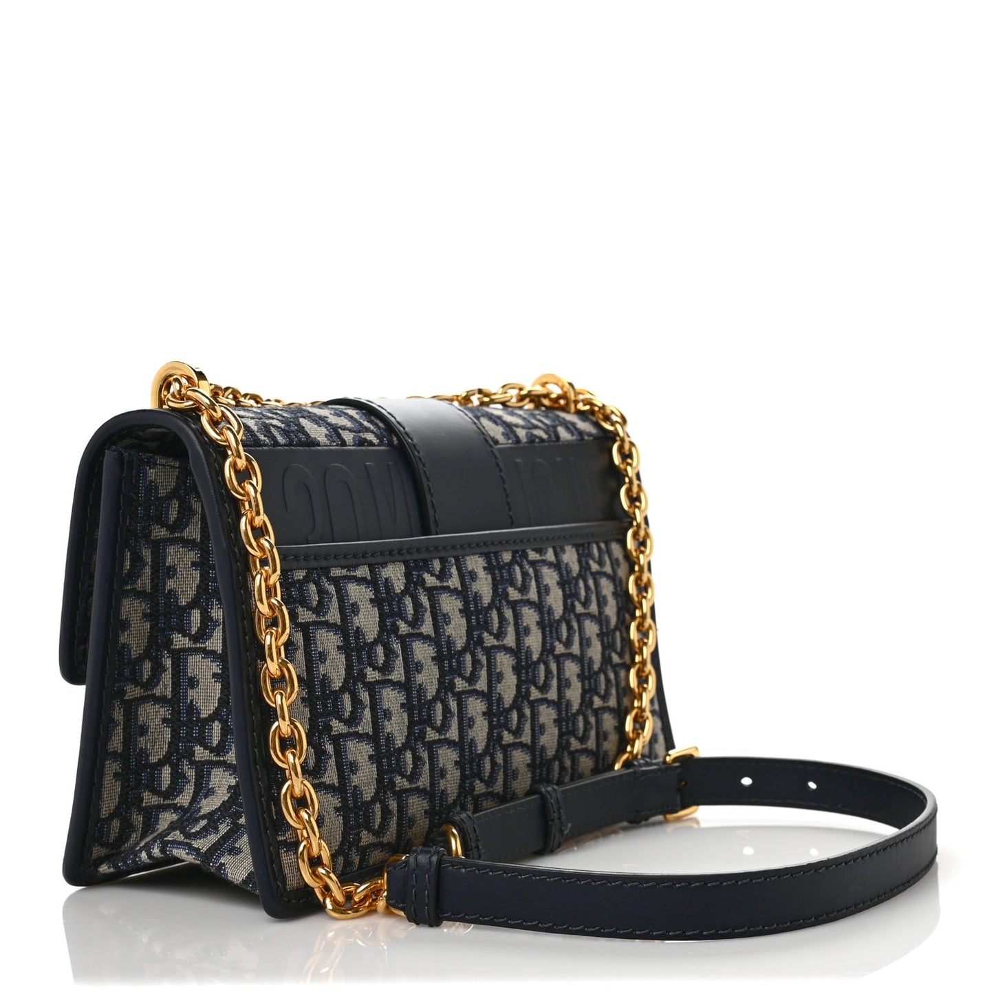 Oblique 30 Montaigne Chain Flap Bag Blue