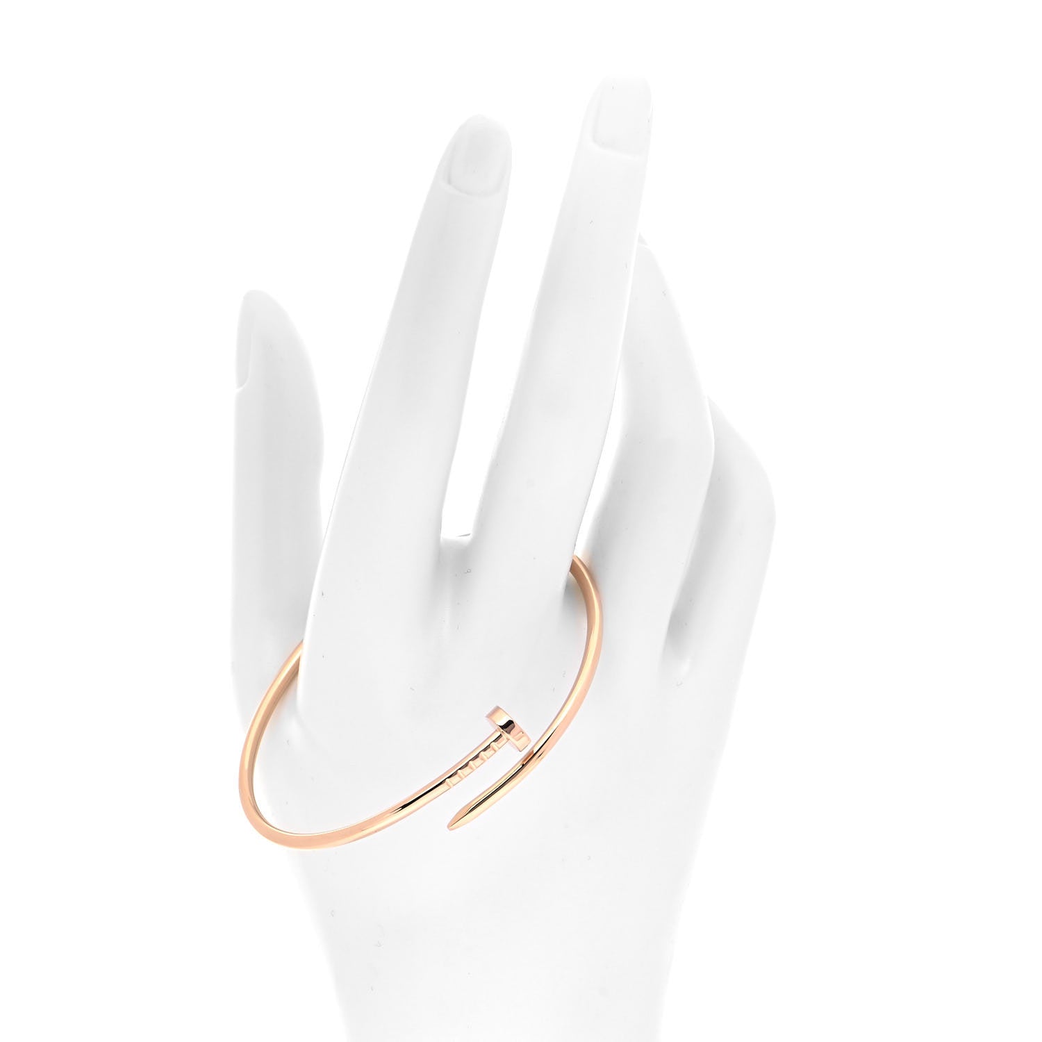 Cartier 18K Pink Gold Small Juste Un Clou Bracelet 17 2 of 5